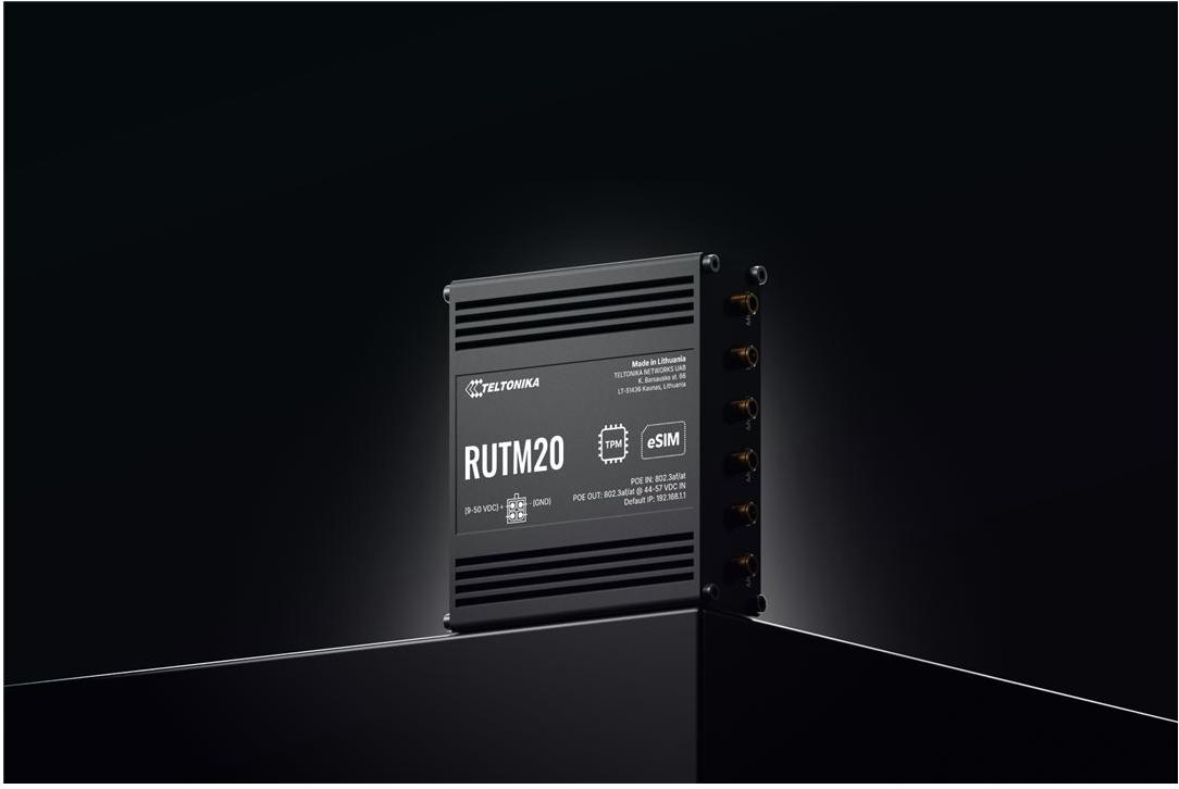 Teltonika RUTM20 Wireless Router 5G Schwarz
