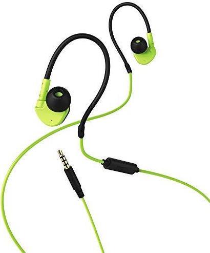 Kopfhörer HAMA Active In-Ear Stereo Headset schwarz / grün (00184099)