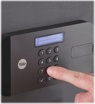 Yale Maximum Security YSEM/250/EG1 Tresor 18,6 Liter Zahlenschloss Schwarz