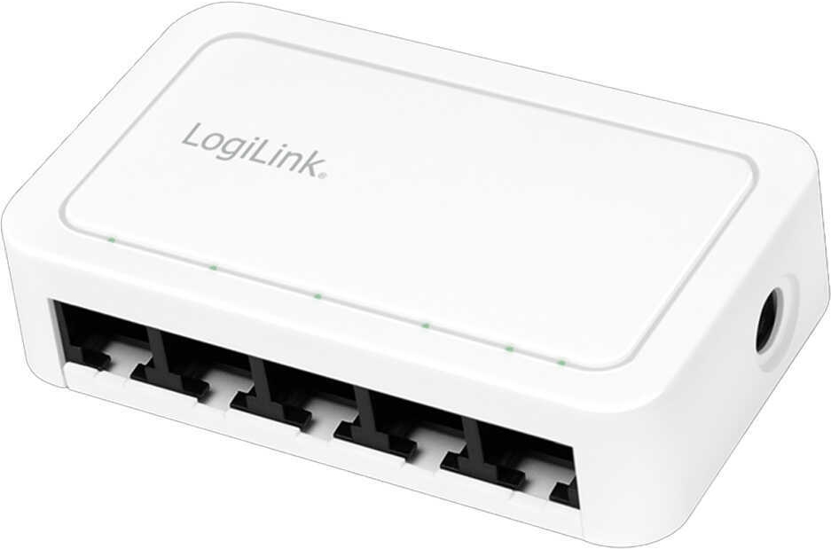 LogiLink Desktop Netzwerk Switch weiß (NS0114)