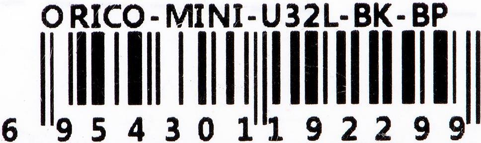 ORICO MINI HUB USB-A, 3x USB-A (2x2.0, 1x3.1), MINI-U32L-BK-BP (MINI-U32L-BK-BP)