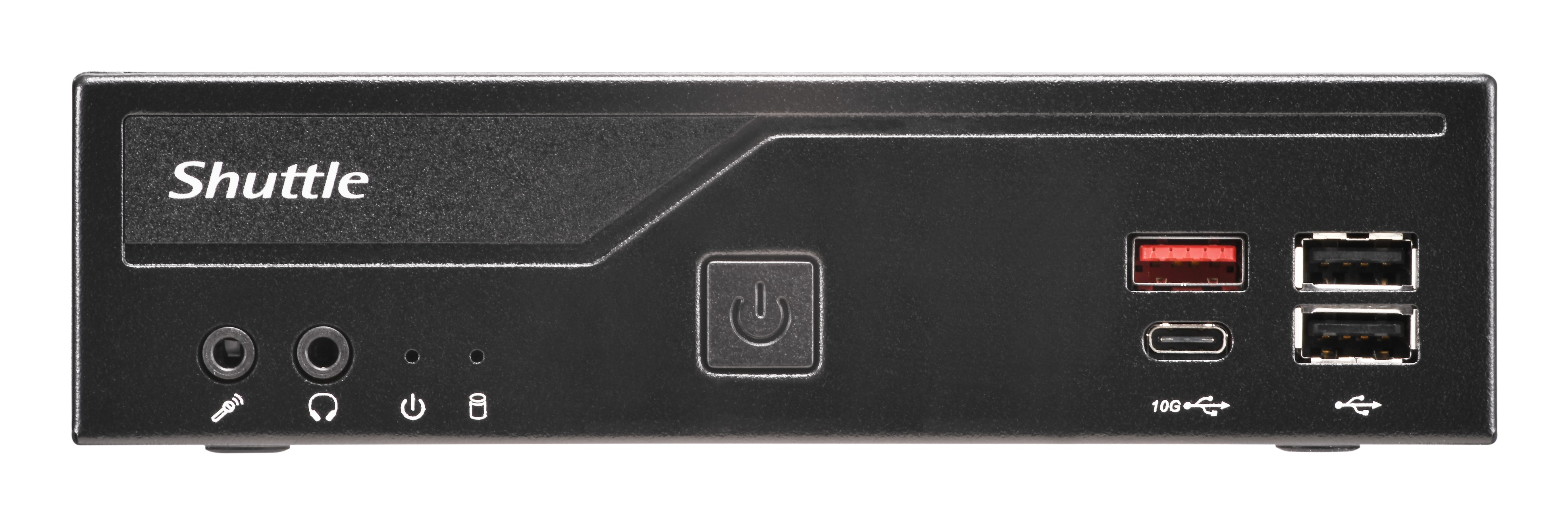 Shuttle XPC slim DH810 Mini-PC Barebone Intel H810 LGA 1851 Schwarz