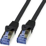 VALUE Outdoor Patchkabel Kat.6A (Class EA) S/FTP (PiMF), Massivdraht, LSOH, schwarz, 20 m (21.99.0720)