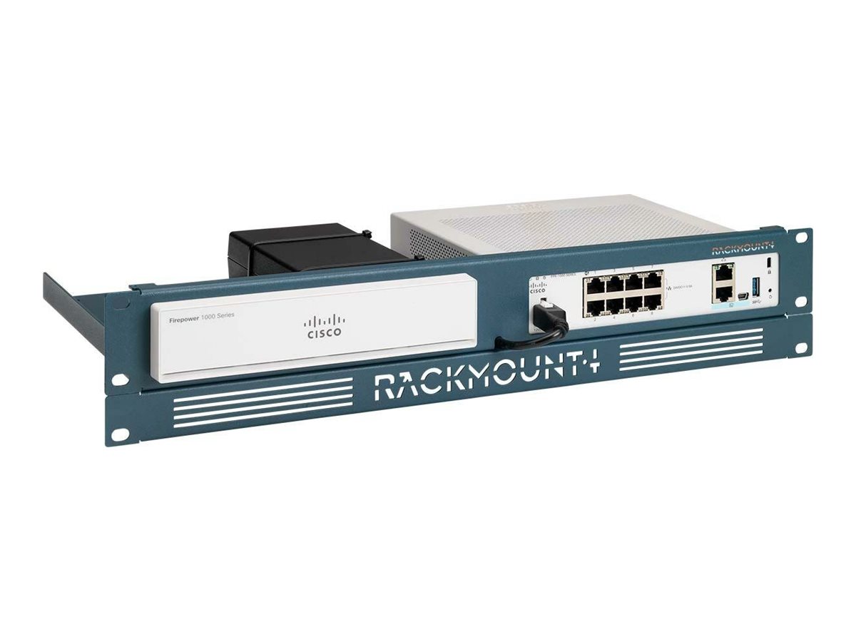 Rackmount.IT RM-CI-T8 19" 2U Rackmontagesatz für Cisco Firepower 1010 Schwarz