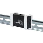 Shelly • Hutschiene • "Pro Verteiler Switch 4" • 4x Pro Anschlüsse • 1x LAN Eingang • Lüfterlos • by ALLNET (Shelly_Pro_Hub_4)