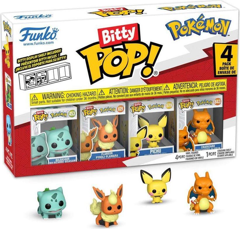 Funko Pop! Games Figurenset Bitty Pop Pokemon Serie 3 (FU81134)