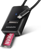 AXAGON HUB USB Axagon AXAGON ADM2-CM USB-C 10Gbps - M.2 NVMe & SATA SSD adaptér, kabelis USB-C 10cm (ADM2-CM)