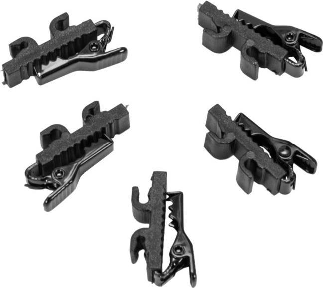 OMNITRONIC Mikrokabelclip MK2, schwarz 5x (13063014)