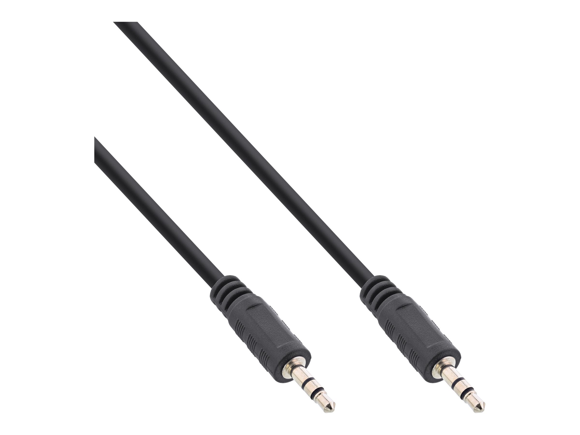 InLine Klinkenkabel 3,5 mm Stecker/Stecker Stereo 1,5 m Schwarz