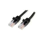 StarTech.com Snagless Cat 5e UTP Patch Cable (45PAT1MBK)