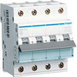 Hager MBN632. Nennstrom: 32 A. Typ: B-type, Module Menge (max): 4 Modul(e). Breite: 70 mm, Tiefe: 70 mm, Höhe: 83 mm (MBN632)