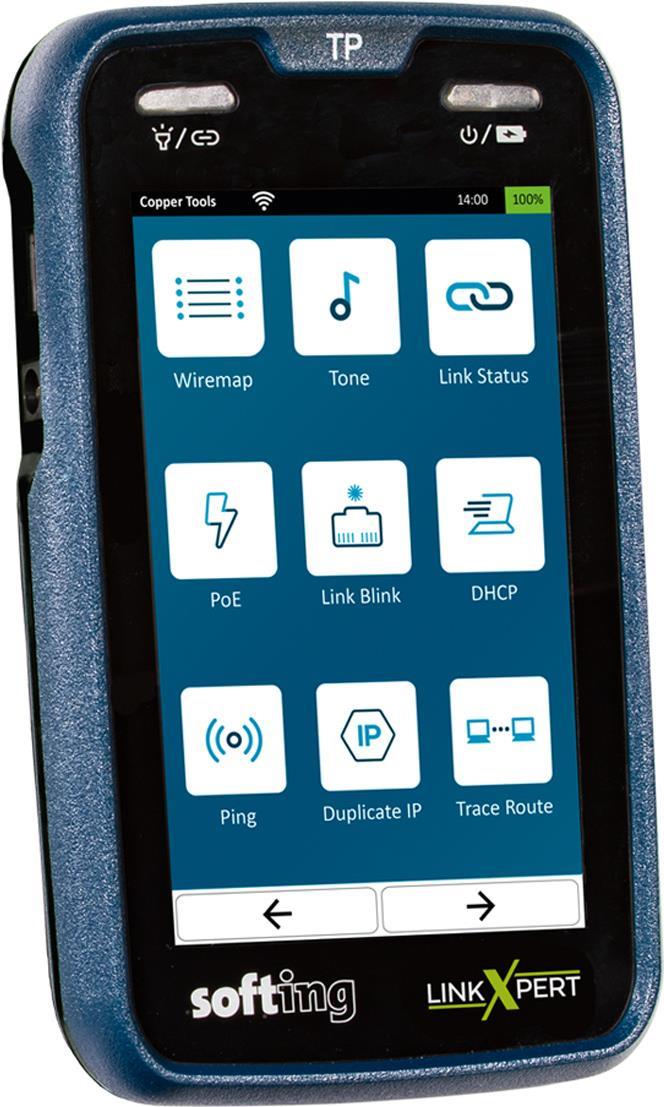 LinkXpert TP Kabel- und Ethernet Tester für Kupfer Netzwerke Hersteller: EFB-Elektronik (LINKXPERTTP)