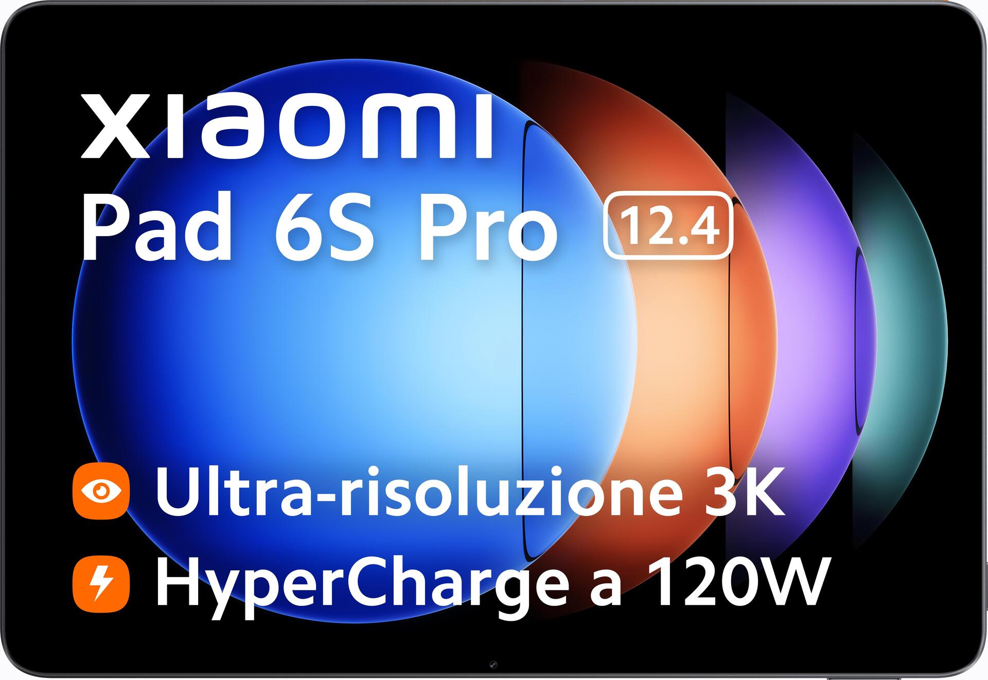 Xiaomi Pad 6S Pro Qualcomm Snapdragon 256 GB 31,5 cm (12.4") 8 GB Wi-Fi 7 (802.11be) Graphit - Grau (VHU4704EU)