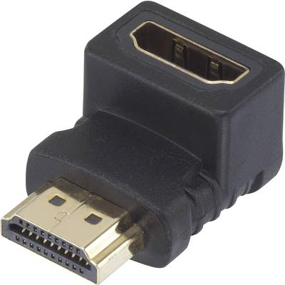 SpeaKa Professional HDMI Adapter [1x HDMI-Stecker - 1x HDMI-Buchse] 90° nach oben gewinkelt vergoldete Steckkontakte SpeaKa Professional (SP-7870132)