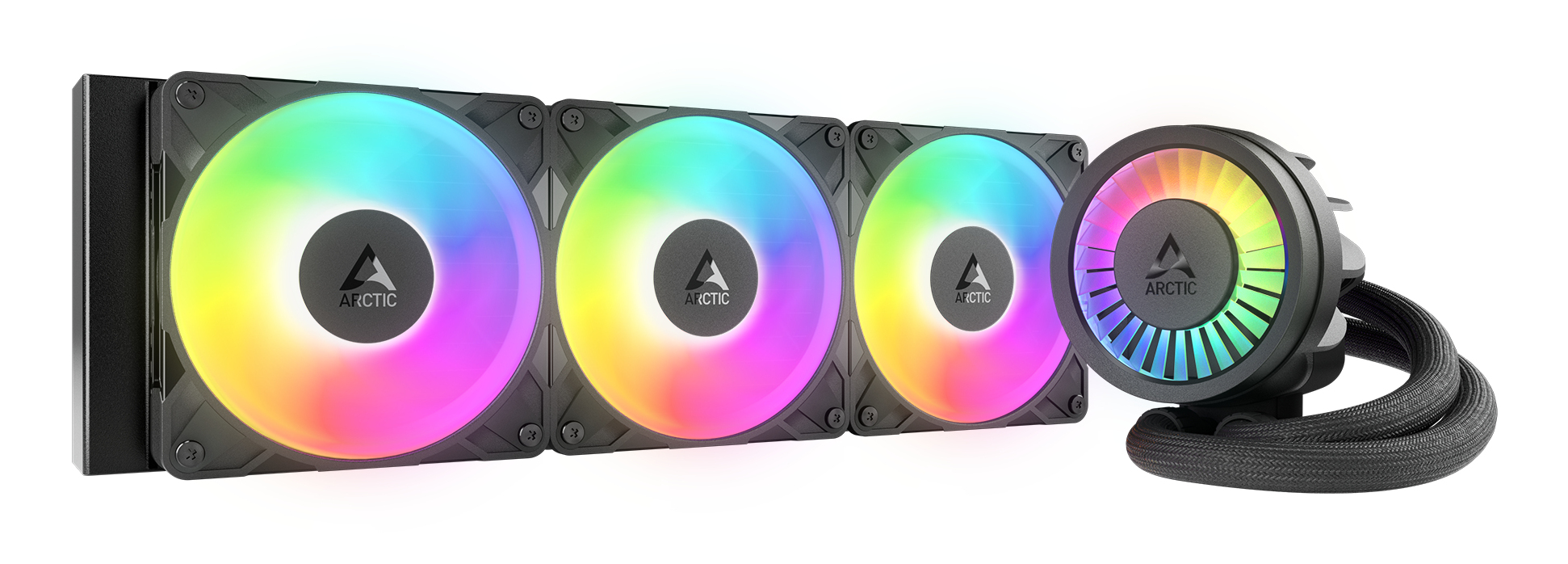 ARCTIC Liquid Freezer III Pro 360 A-RGB CPU-Wasserkühler 360 mm Schwarz