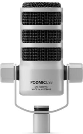 RODE Mikrofon PodMic USB Weiss (PODMICUSBW)