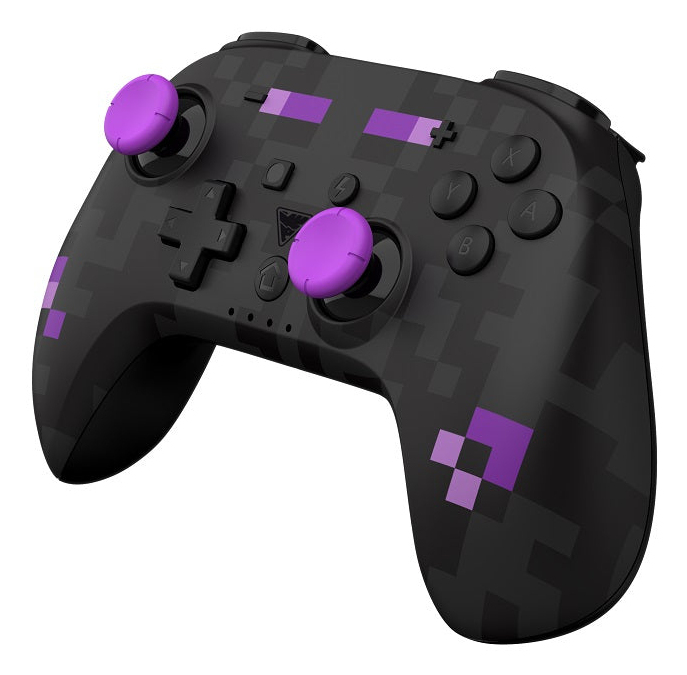 DragonShock PopTop Wireless Gamepad Schwarz/Violett Nintendo Switch/PC