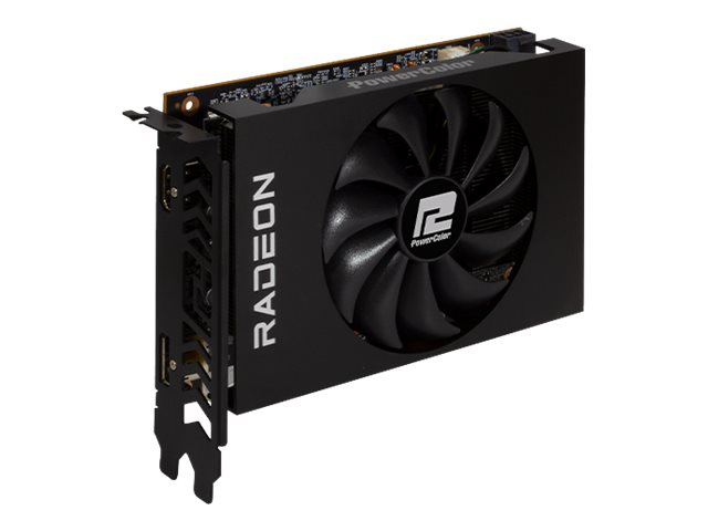 PowerColor Radeon RX 6500 XT ITX Grafikkarte 4 GB GDDR6 HDMI DisplayPort Schwarz