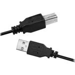 Logilink USB-Kabel USB (M) bis USB Typ B (M) (CU0009B)