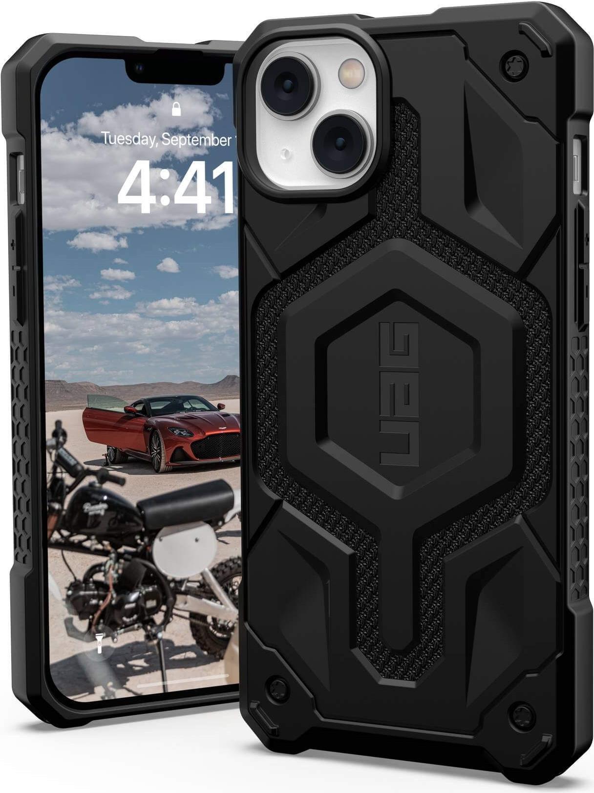 UAG Urban Armor Gear Monarch Pro MagSafe Case | Apple iPhone 14 Plus | kevlar schwarz | 114029113940 (114029113940)
