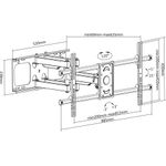 equip Wandhalterung für Plasma/LCD/TV (neig- und schwenkbar) (650324)