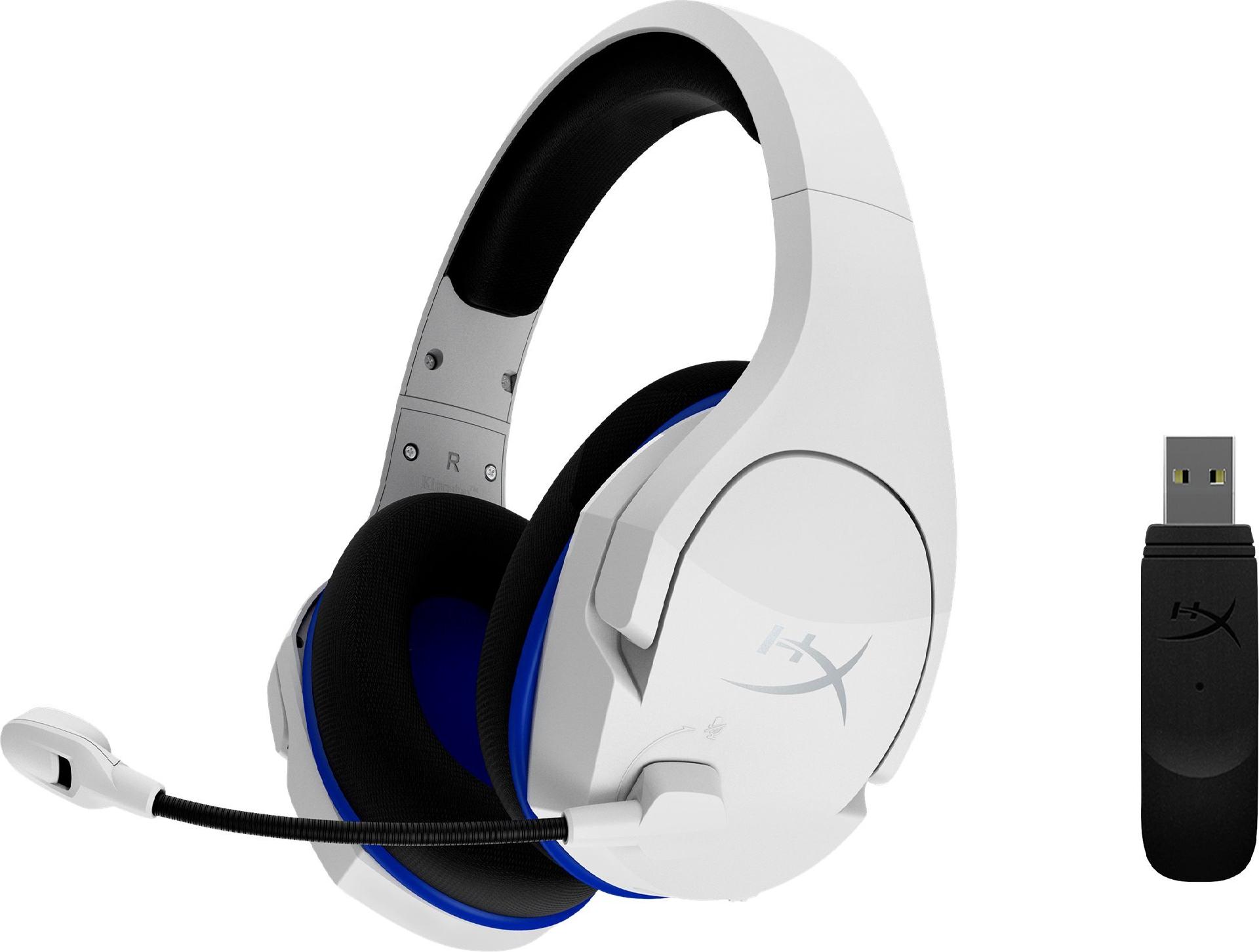 HyperX Cloud Stinger Core Wireless Gaming Headset PS5 PS4 Weiß Blau