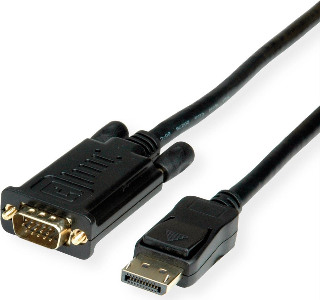 ROLINE 11.04.5974 Videokabel-Adapter 5 m VGA (D-Sub) DisplayPort (11.04.5974)