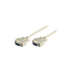 Wentronic Goobay VGA Monitorkabel, Grau, 3 m - VGA-Stecker (15-polig) > VGA-Stecker (15-polig) (68312)