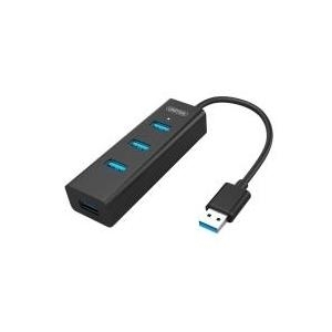 UNITEK Y-3089 Schnittstellen-Hub USB 3.2 Gen 1 (3.1 Gen 1) Type-A 5000 Mbit/s Schwarz (Y-3089)