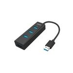UNITEK Y-3089 Schnittstellen-Hub USB 3.2 Gen 1 (3.1 Gen 1) Type-A 5000 Mbit/s Schwarz (Y-3089)
