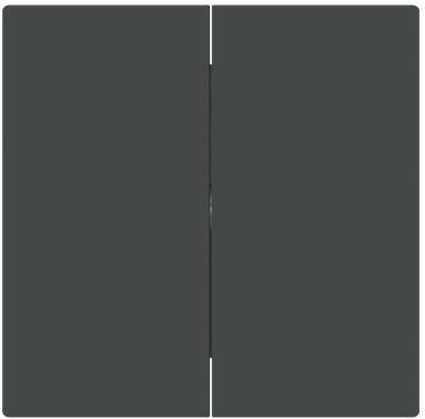 BJ Wippe geschlossen schwarz m. 1785-45M f.Serienschalter Busch-art linear 1 (2CKA001751A3388)