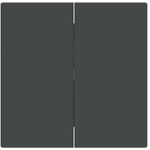 BJ Wippe geschlossen schwarz m. 1785-45M f.Serienschalter Busch-art linear 1 (2CKA001751A3388)