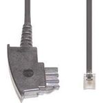 E+P Telefonkabel T 81 6,0m TAE-N/Westernstecker - 2 1 (T81)