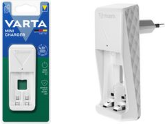 VARTA Mini Charger Zuverlässige Funktionen für hervorragende Ladeergebnisse in Kombination mit einem modernen VARTA-Design bieten bestes Preis-Leistungs-Verhältnis. (57656101401)