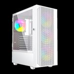 Gembird Fornax 4000W ARGB-Gaming-ATX-Computergehäuse, Midi-Tower, Hintergrundbeleuchtung, Weiß (CCC-FC-4000W)