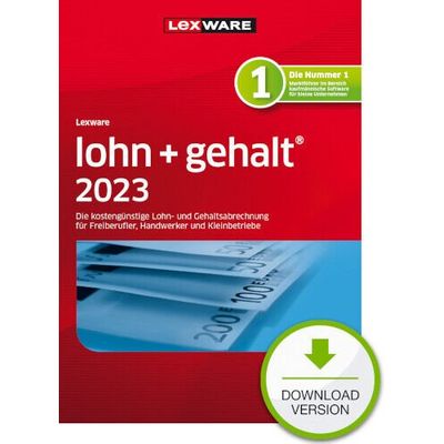 LEXWARE ESD lohn+gehalt 2023 Download Jahresversion 365Tage (09002-2039)