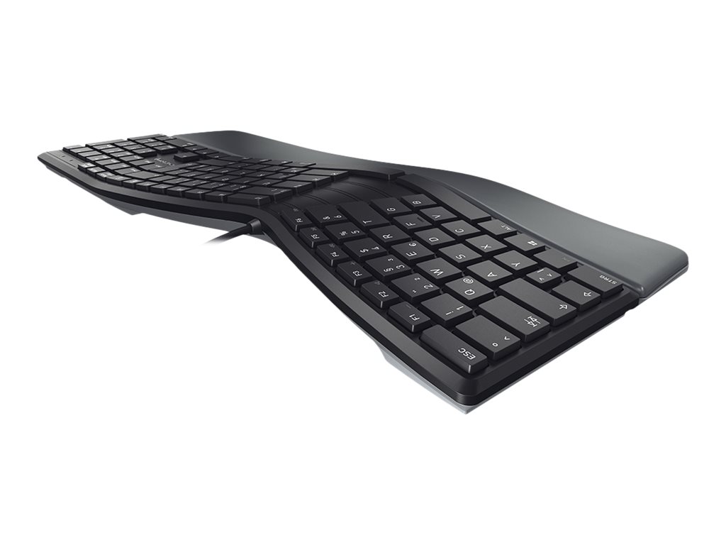 CHERRY KC 4500 ERGO Tastatur USB QWERTZ Deutsch Schwarz