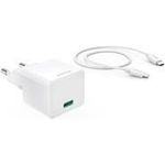 Hama Netzteil Mini-Ladegerät, mit USB-C-Ladekabel, 1m (00201675)