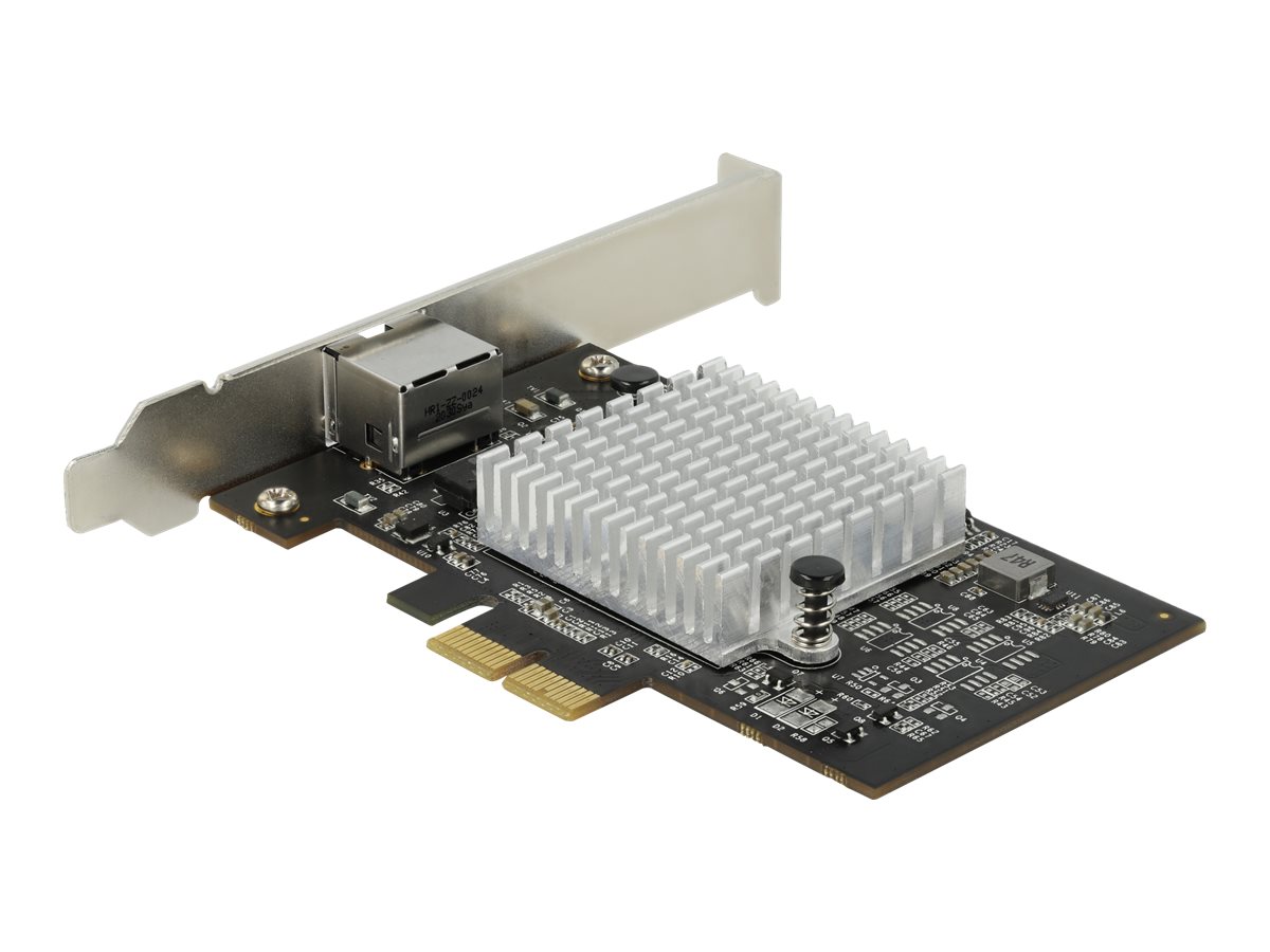 Delock 89528 Netzwerkadapter PCIe 3.0 x2 10 Gbps Schwarz, Silber