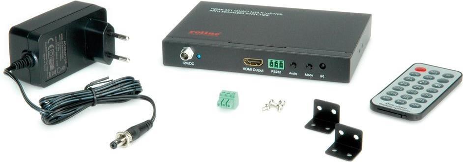 ROLINE 14.01.3569 HDMI Schwarz Metall 1920 x 1080 Pixel 