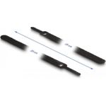 Delock Klett-Kabelbinder L 250 x B 12 mm schwarz 10 Stück (19054)