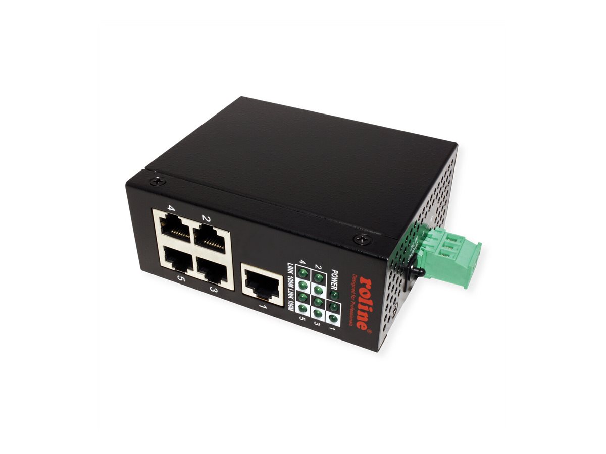 ROLINE Industrie Switch 5 Ports Fast Ethernet