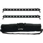 EUROLITE Set 2x LED BAR-12 QCL RGBA + Soft-Bag (20000415)