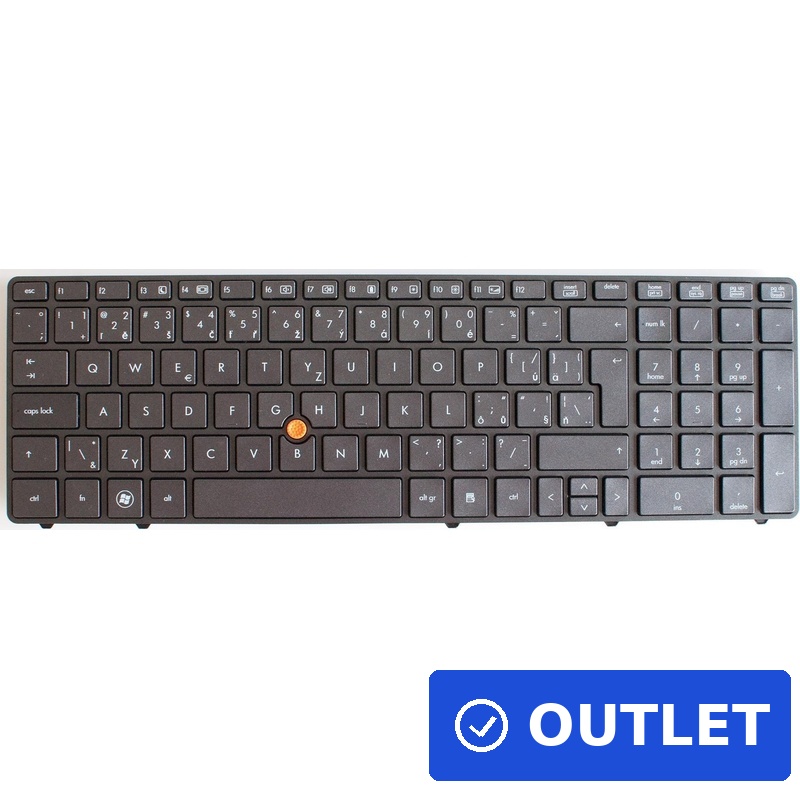 HP Tastatur für EliteBook 8560w (geöffnet) (652682-BG1)