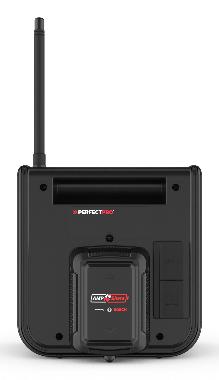 Perfectpro DPR2-18V Baustellenradio DAB+ FM Schwarz