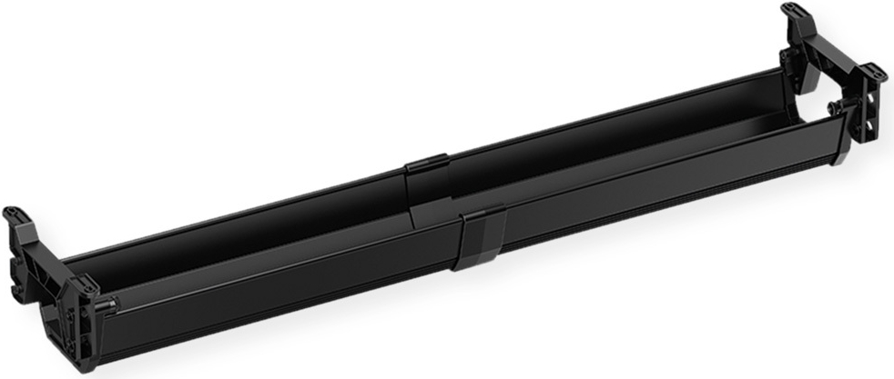 ROLINE Easy2Open Untertisch-Kabelkanal L schwarz (17.03.1307)