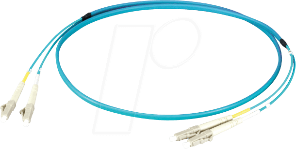 EFB-Elektronik Duplex Jumper LC-LC 50/125µ, OM3, LSZH, aqua, Flat Twin 3x5mm, 10m Hersteller: EFB Elektronik (O0312FT.10)