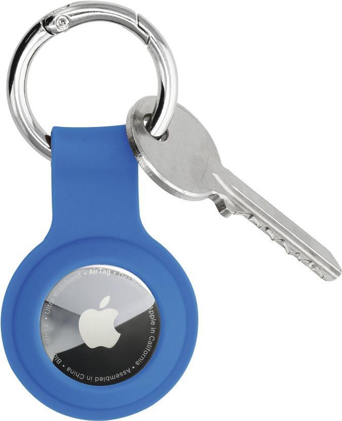 Hama Edge Protector Finest Feel für Apple AirTag, Blau (00196933)