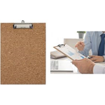 MAUL Klemmbrett MAULcork, aus Kork, A4 hoch Klemme aus Metall, Klemmweite: 8 mm, flache Bügelklemme, - 1 Stück (2393073)