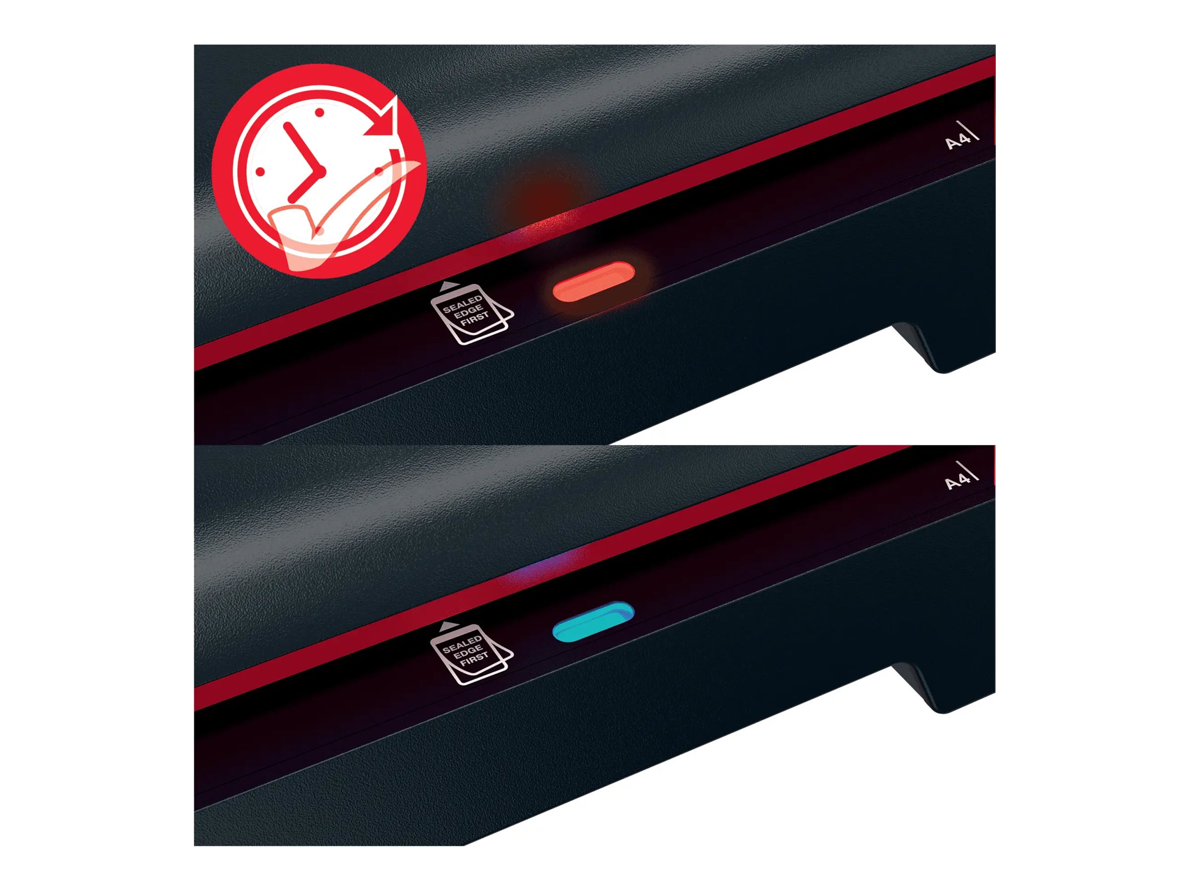 GBC Series 2 240 Heißlaminierer A4 24 cm Schwarz, Rot